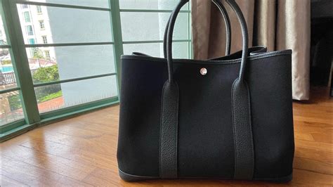 hermes garden party 36 canvas black|garden party 30 vs 36.